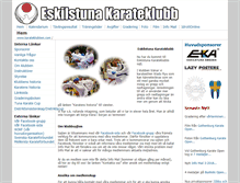 Tablet Screenshot of karateklubben.com